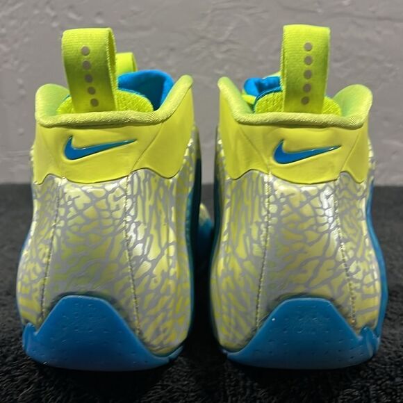 🔥🏀 NIKE Air Flightposite Exposed Volt 616765-700 Basketball Shoes Mens Size 9. - Picture 7 of 12